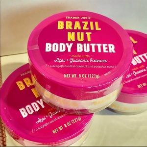 3 Trader Joe’s Brazil Nut Body Butter / Salted Caramel and Pistachio Scent